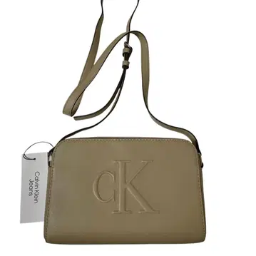 캘빈 클라인 진스 베이지 숄더백 새상품