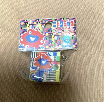 오사카 간사이 만박 미야쿠미야쿠 큐브 퍼즐 키링