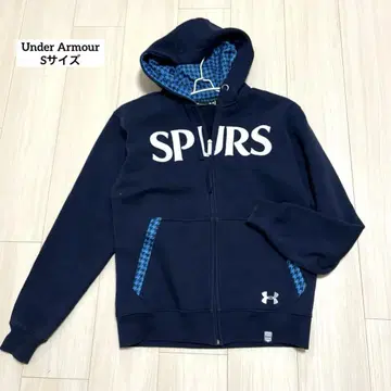 언더아머 SPURS 로고 지퍼 후드티 네이비 S사이즈