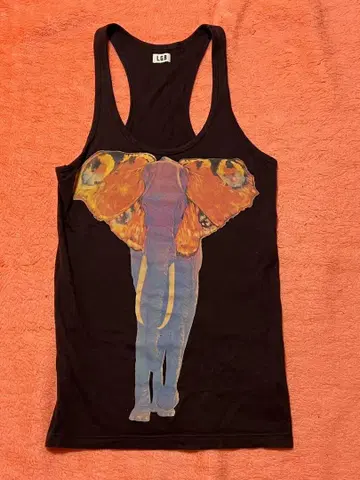 L.G.B. 코끼리 프린트 탱크탑 사이즈 0