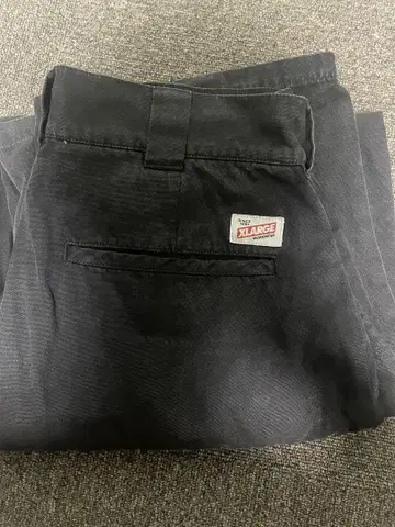 XLARGE 블랙 카고 팬츠