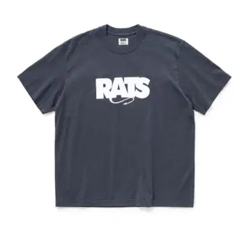 RATS BOX LOGO TEE 25RT-0801 GREY L