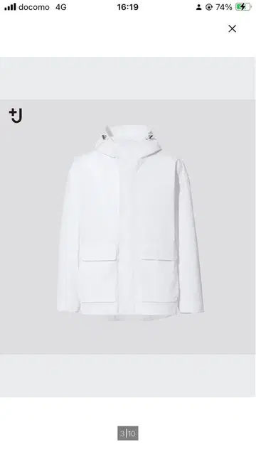 +j 화이트 마운틴 후드티 L 사이즈