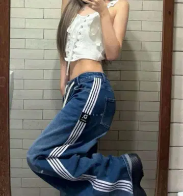 Darich 다리치 리메이크 와이드 데님 팬츠 M 사이즈