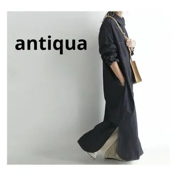 컨디션 최상 안티카 인기 데님 셔츠 원피스 논워시