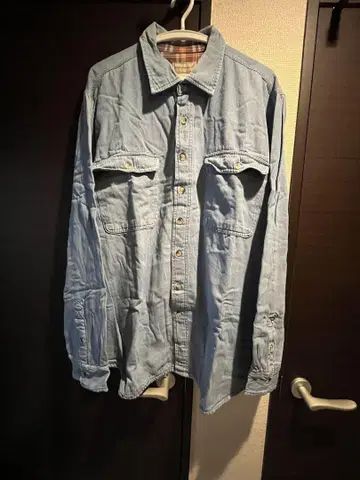 scandia woods 데님 셔츠 긴팔 라이트 블루