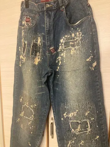 PHAT FARM 데미지 데님 팬츠