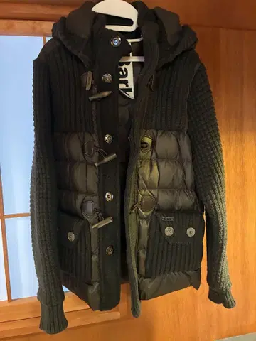 Bark 더플 절개 다운 자켓 사이즈 S