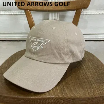 UNITED ARROWS 유나이티드 애로우즈 골프 캡 베이지