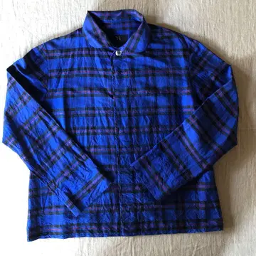 Y's 자켓 블라우스 실크 체크