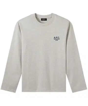A.P.C. 롱 슬리브 티셔츠 그레이 L