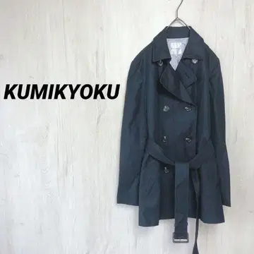 KUMIKYOKU 숏 트렌치코트
