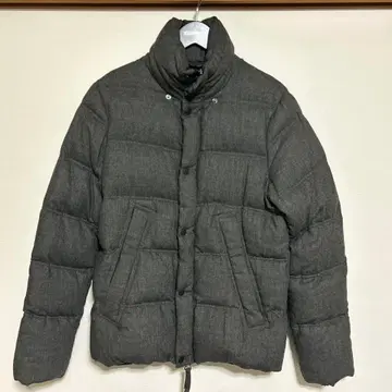 듀베티카 그레이 다운 자켓 스탠드 카라 후드 결품 남성용 S