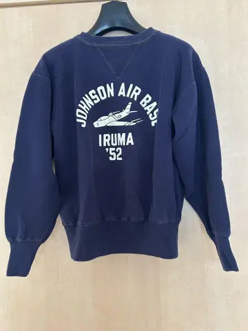 리얼 맥코이 맨투맨 네이비 S 사이즈