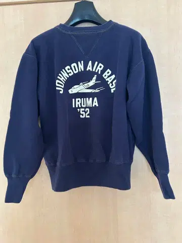 리얼 맥코이 맨투맨 네이비 S 사이즈