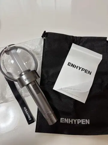 ENHYPEN 응원봉 실버 수납 봉투 포함