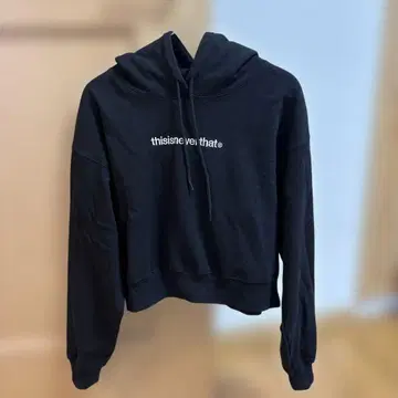 thisisneverthat 크롭 후드티