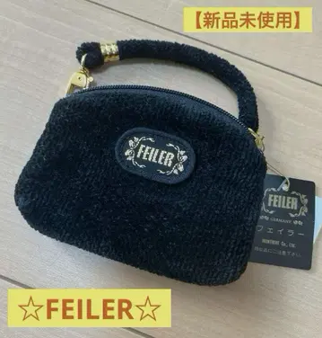 [ 미사용 새상품 ] FEILER 페이러 사이드 파우치 블랙 블랙