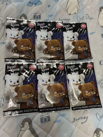 usj 하미쿠마 미개봉 캔뱃지 6개 세트 하미쿠마 서울 캔뱃지