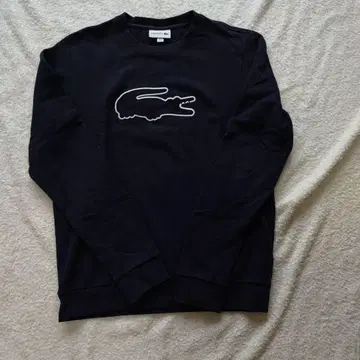 [ LACOSTE ] 맨투맨 트레이닝복 빅 와니 네이비 새상품급