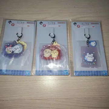 치이카와 제일복권 F상 목욕탕 러버 참 컬렉션 3개