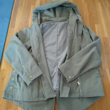 GALLARDAGALANTE 카키 후드 부착 자켓 프리 사이즈