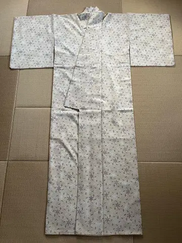토레이 실크룩 워셔블 기모노 코몬 이중 기모노 새상품급