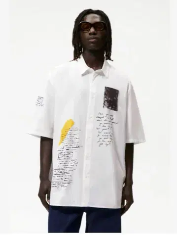 [ ZARA ] 그래픽 반팔 셔츠