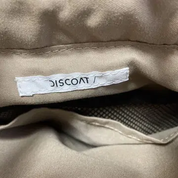 DISCOAT 베이지 숄더백
