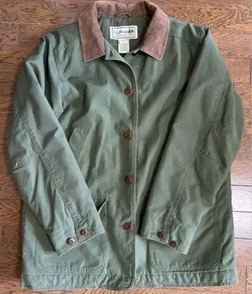 [ 새상품급 ] 90s 엘엘빈 헌팅 자켓 그린 L
