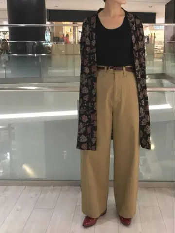 새상품급 6(ROKU) > SATIN PRINT GOWN/가운