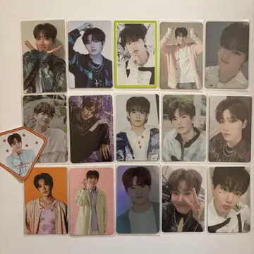TREASURE 준규 트레이딩 카드 씰 포토카드 세트