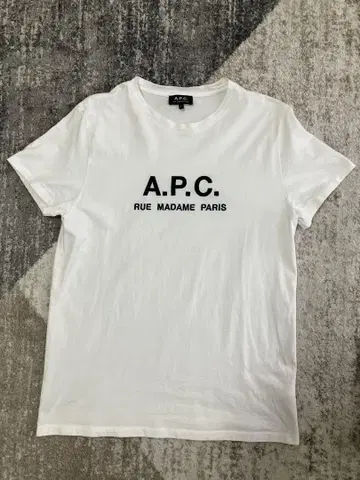새상품급 A.P.C. 화이트 T셔츠 L