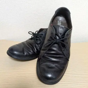 CAMPER 블랙 레이스업 슈즈 40 25.5cm 상당