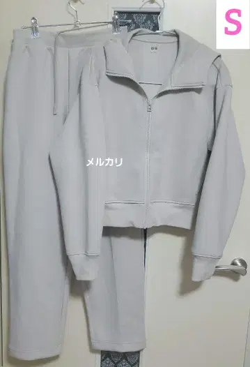 UNIQLO 셋업 드라이 스웨트 팬츠 지퍼 후드티 S