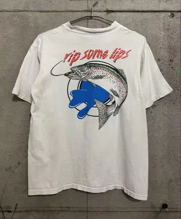 90s ONEITA 낚시 fishing T셔츠 L 사이즈