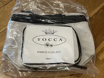 TOCCA 리본 토트백 화이트 블랙
