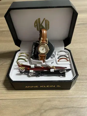 ANNE KLEIN II 손목시계와 반지 세트