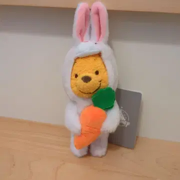 [ 택 포함 미사용 ] 곰돌이 푸 토끼 토끼 코스튬 키링