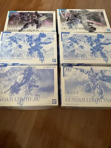 HG 건담 프라모델 묶음 판매 6점 (수성의 마녀)