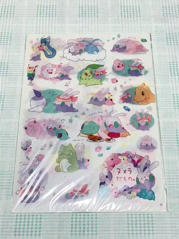 포켓몬스터 누메라다모노. 누메라 클리어 파일 세트다모노 미개봉품