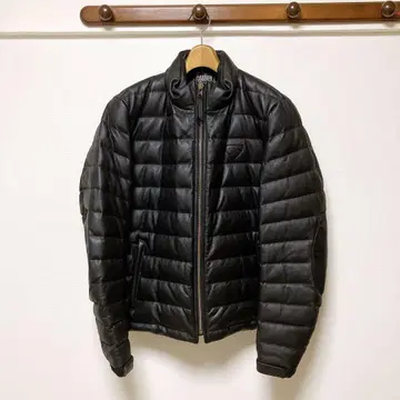 KADOYA 카도야 다운 자켓 가죽 자켓 NEW AGE 소가죽