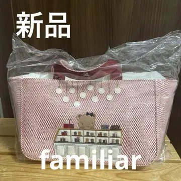 새상품 familiar 마몽 에 피유 토트백