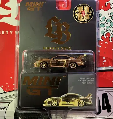 MINI GT LBWK 하라주쿠 한정판 S15 실비아 골드