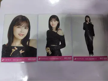시바타 유나 노기자카46 어깨 트임 상의 랜덤 브로마이드 3종 컴프