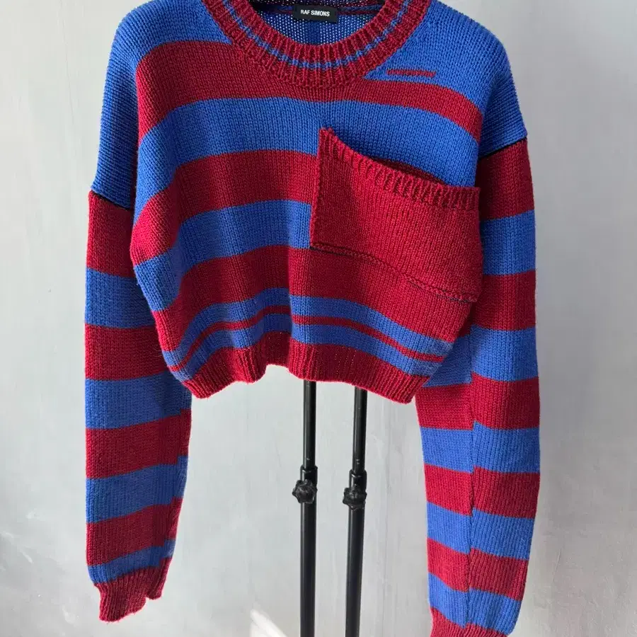 Raf Simons Distressed Crop Knit XS