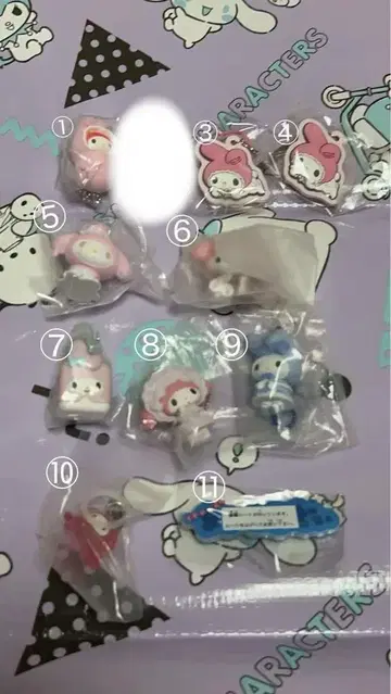 산리오 마이멜로디 가챠가챠 묶음 판매