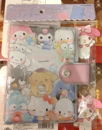 산리오 캐릭터즈 씰북 씰 바인더 토모다치 미개봉품