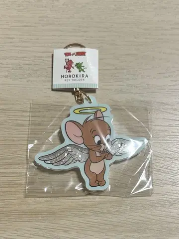 톰과 제리 홀로키라 키링 JR 천사