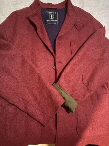 ARNYS 포레스티에르 레드 계열 코트 울 프랑스제